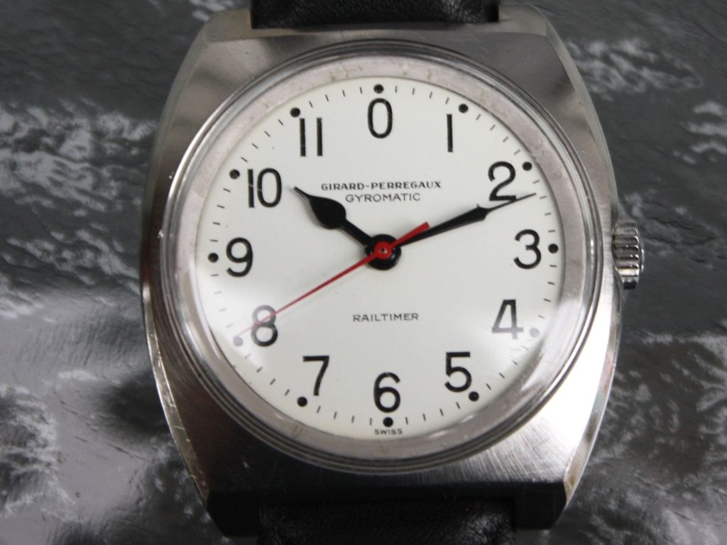 SOLD Rare 1968 Girard Perregaux Railtimer Reduced to 595